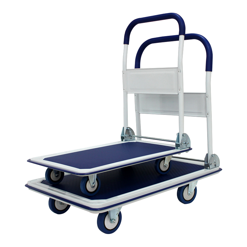 Handtrolley van 300 kg Industrieel Opvouwbare stalen platformwagen