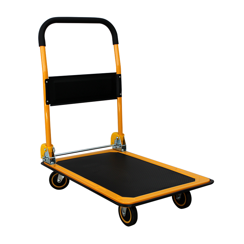 150KG industriële opvouwbare platform handduwwagen, handkarren en stalen trolleys